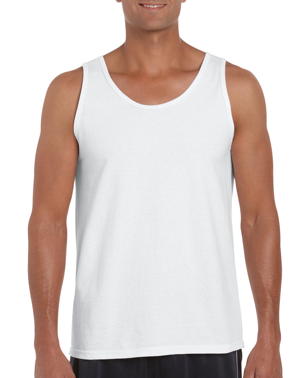 Gildan T-Shirts S / White Gildan G642: Men's Softstyle(r)  Tank