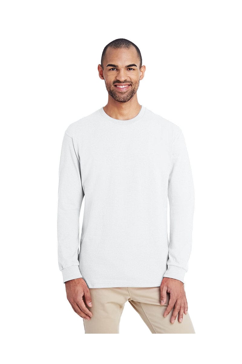 Gildan T-Shirts S / White Gildan H400: ADULT Hammer™ Adult 6 oz. Long-Sleeve T-Shirt