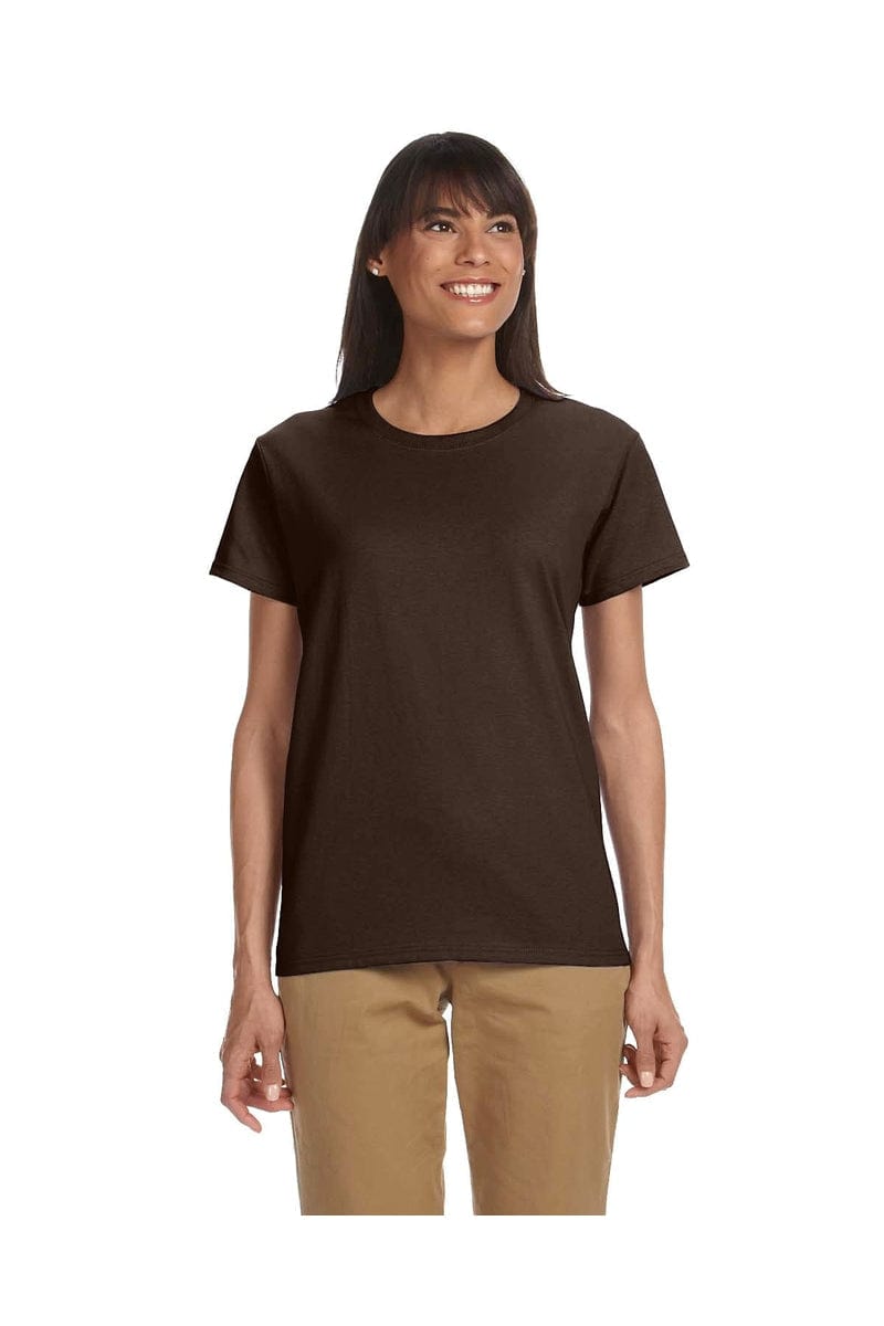 Gildan T-Shirts XS / Dark Chocolate Gildan G200L: Ladies' Ultra Cotton® 6 oz. T-Shirt