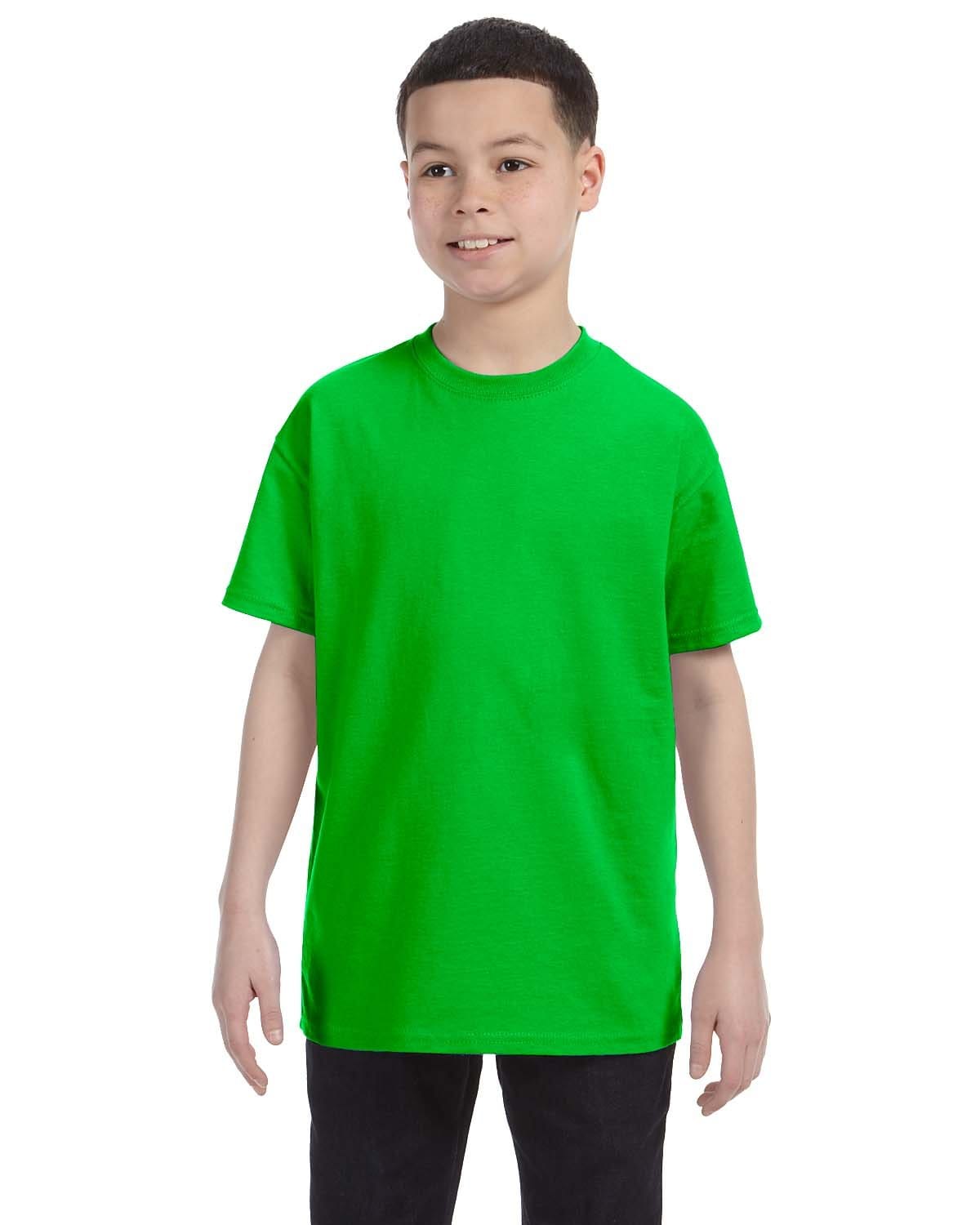 Gildan T-Shirts XS / Electric Green Gildan G500B: Youth 5.3 oz. T-Shirt