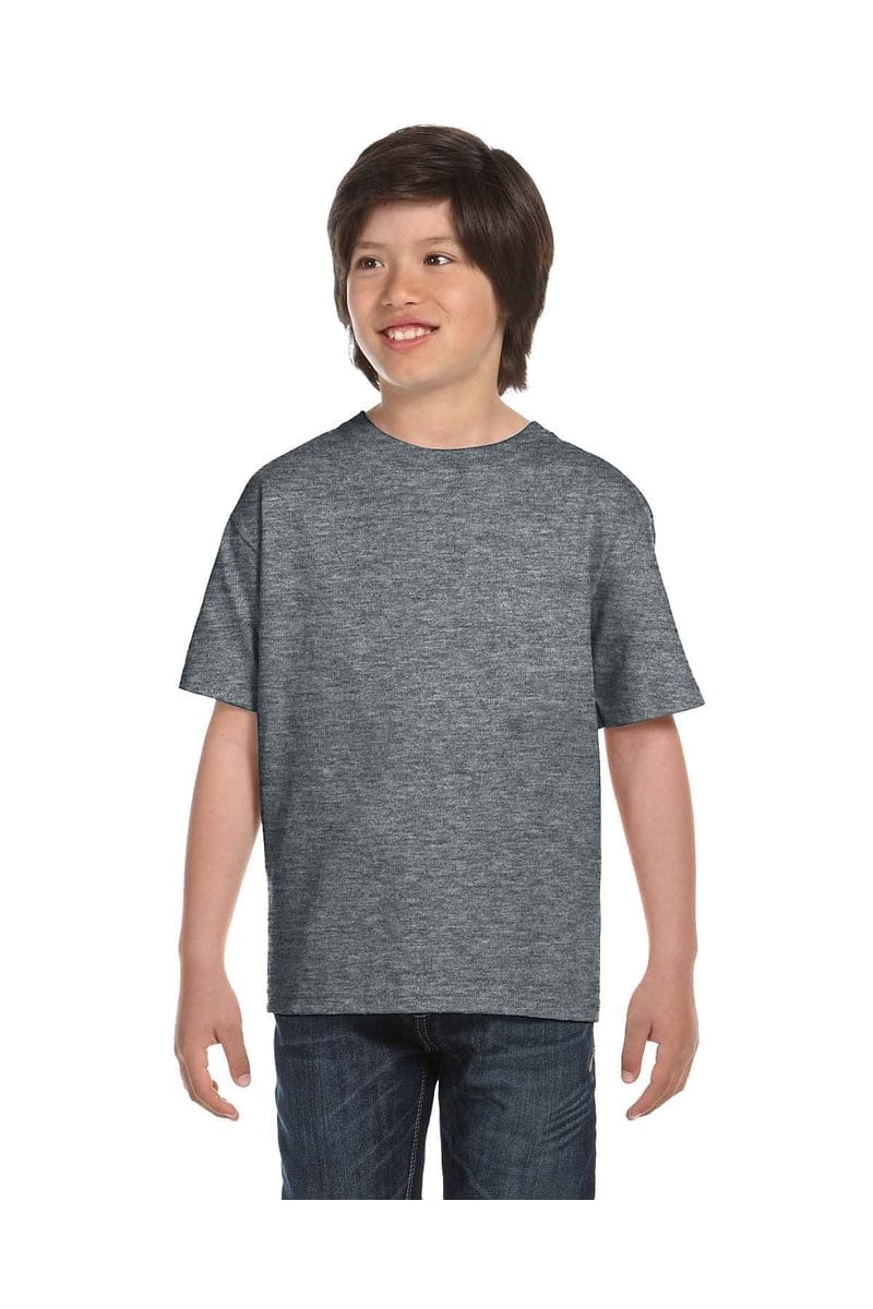 Gildan T-Shirts XS / Graphite Heather Gildan G800B: Youth 5.5 oz., 50/50 T-Shirt, Basic Colors