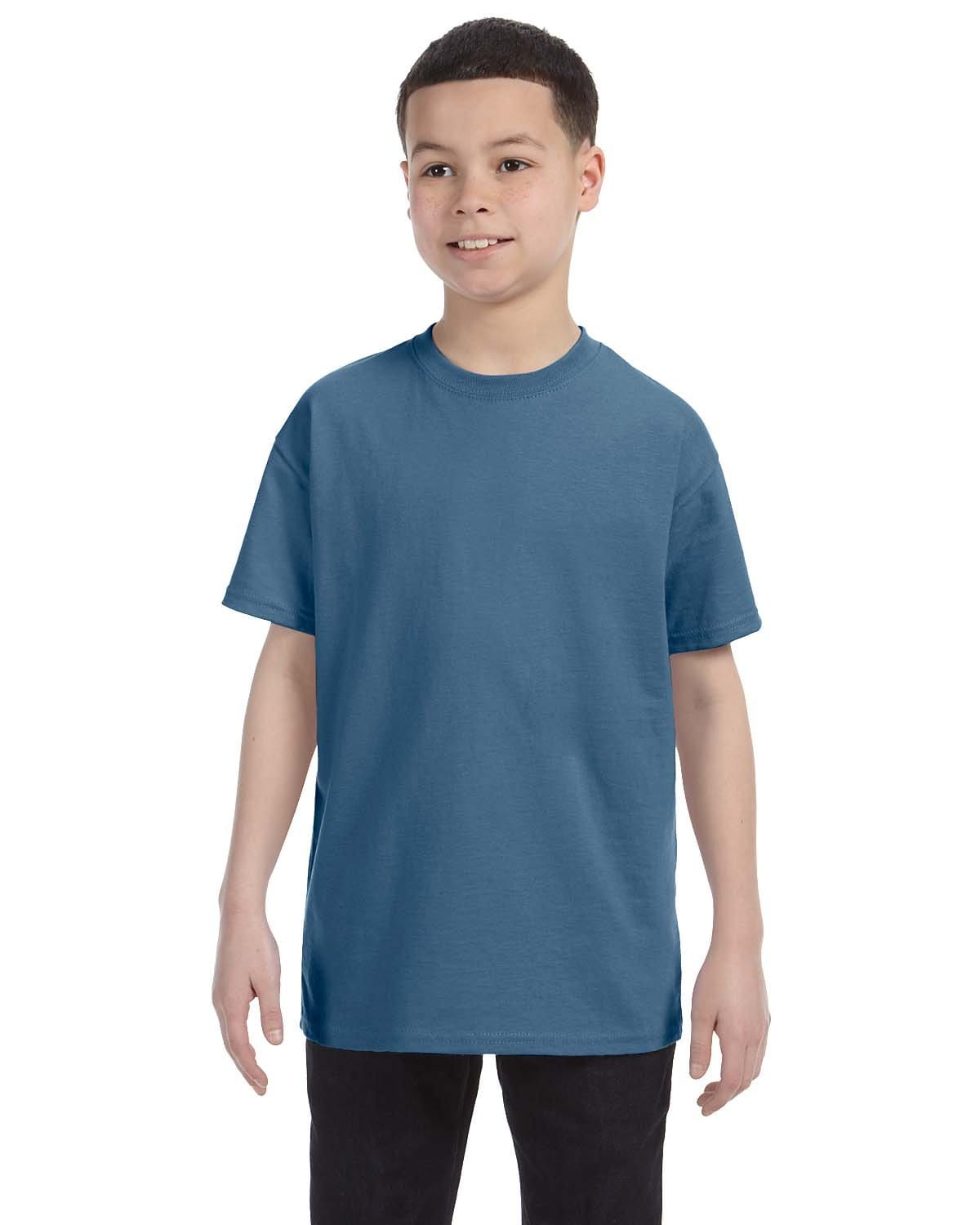 Gildan T-Shirts XS / Indigo Blue Gildan G500B: Youth 5.3 oz. T-Shirt