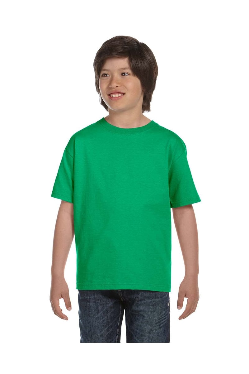 Gildan T-Shirts XS / Irish Green Gildan G800B: Youth 5.5 oz., 50/50 T-Shirt, Basic Colors