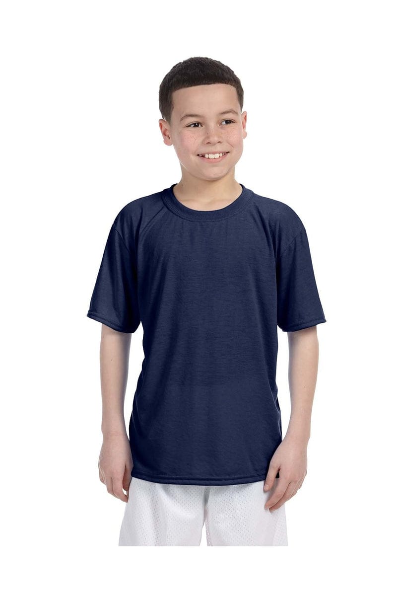 Gildan T-Shirts XS / Navy Gildan G420B: Youth Performance T-Shirt