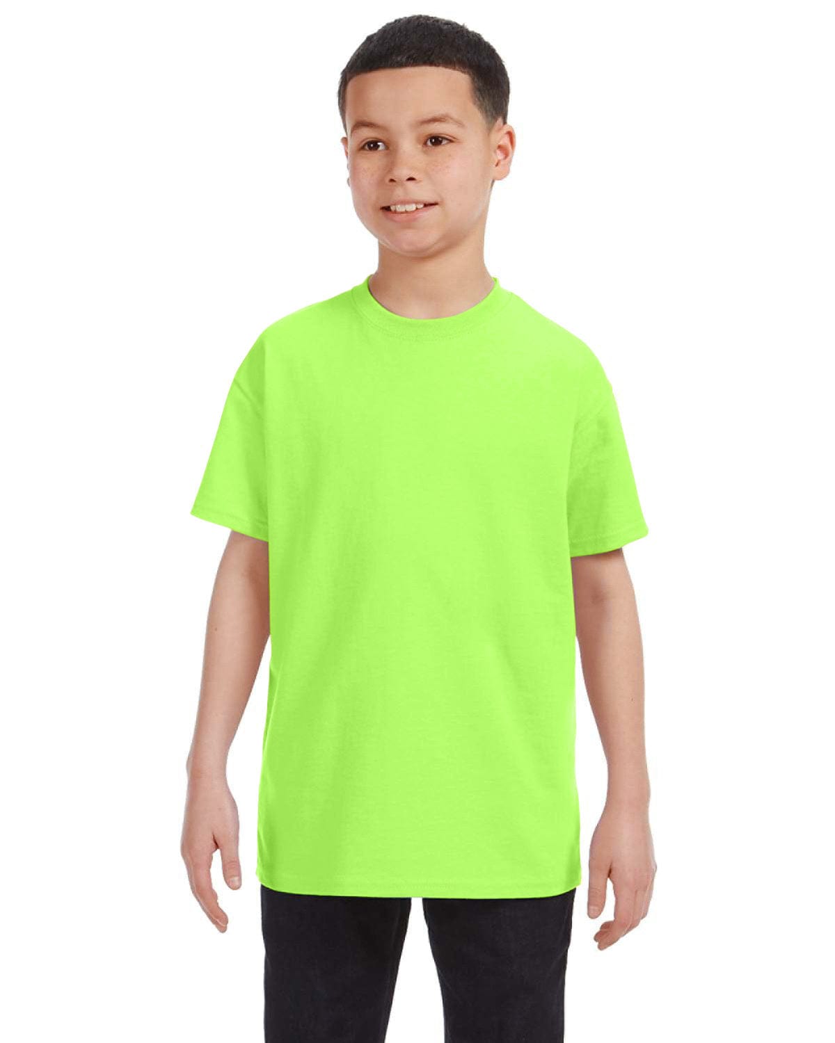 Gildan T-Shirts XS / Neon Green Gildan G500B: Youth 5.3 oz. T-Shirt