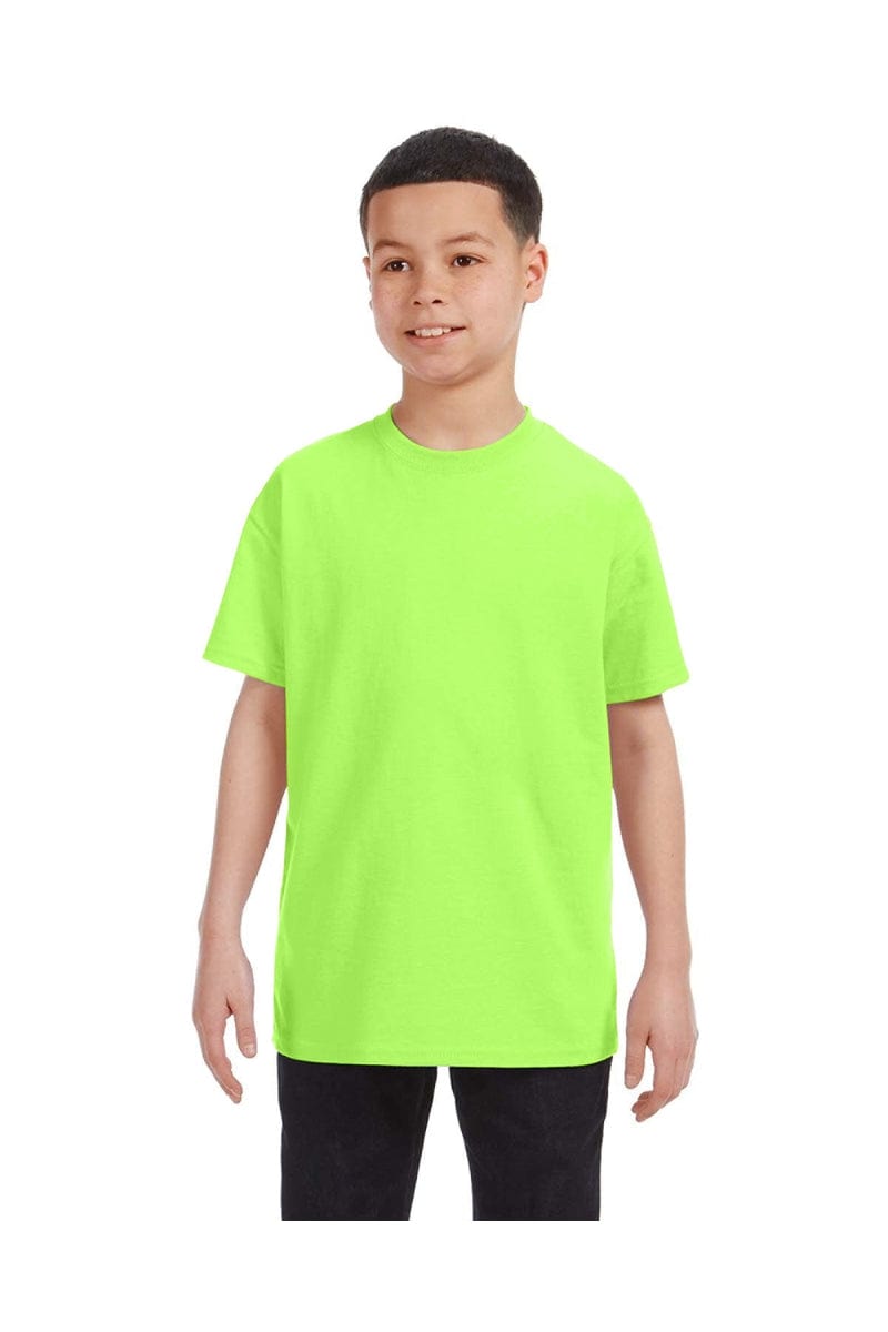 Gildan T-Shirts XS / Neon Green Gildan G500B: Youth 5.3 oz. T-Shirt