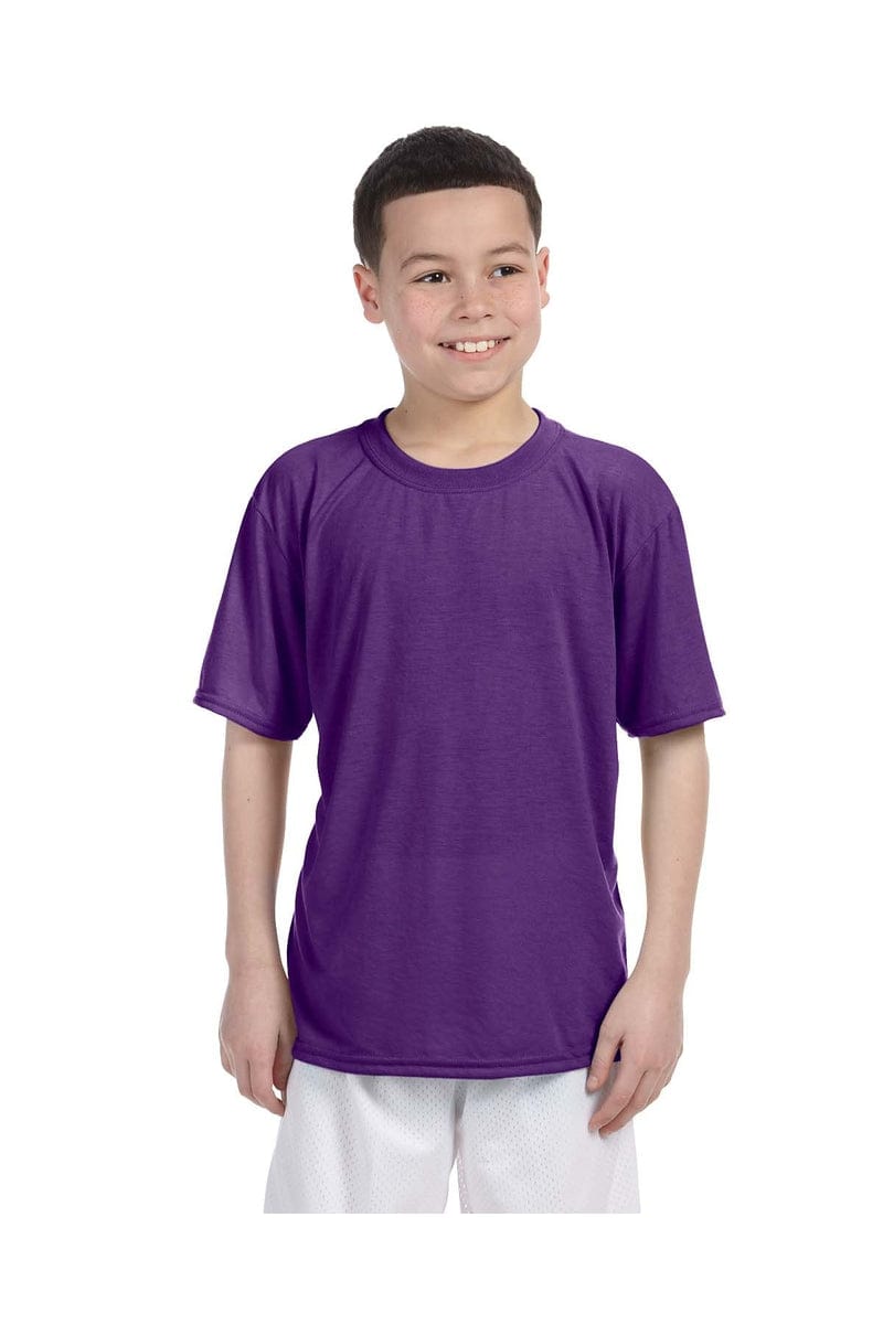 Gildan T-Shirts XS / Purple Gildan G420B: Youth Performance T-Shirt