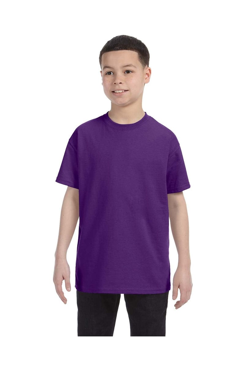 Gildan T-Shirts XS / Purple Gildan G500B: Youth 5.3 oz. T-Shirt