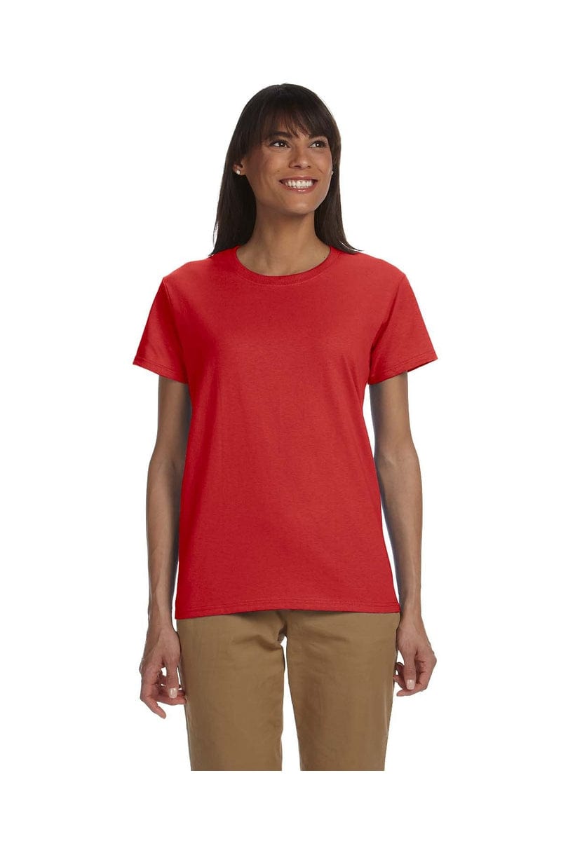 Gildan T-Shirts XS / Red Gildan G200L: Ladies' Ultra Cotton® 6 oz. T-Shirt