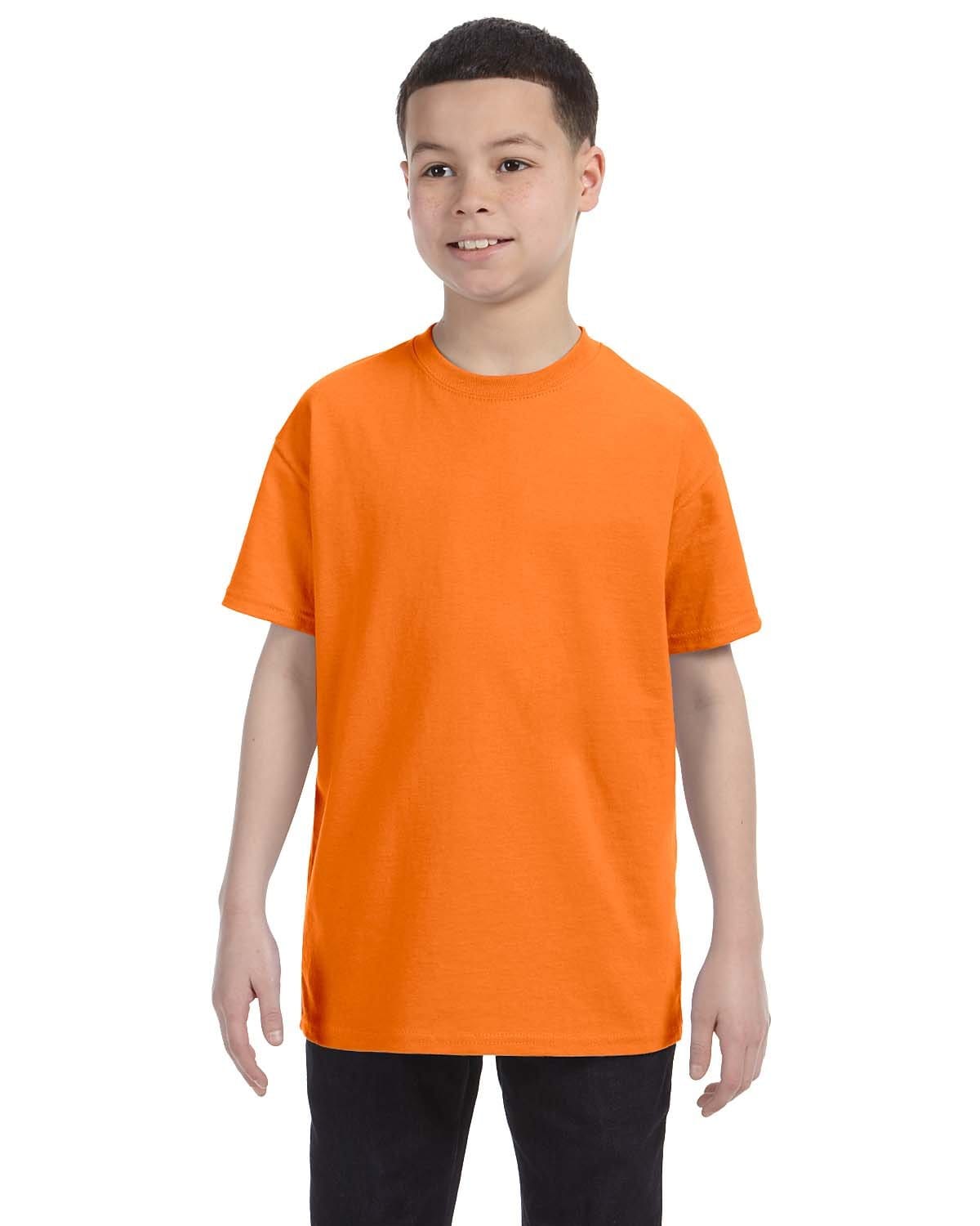 Gildan T-Shirts XS / S Orange Gildan G500B: Youth 5.3 oz. T-Shirt
