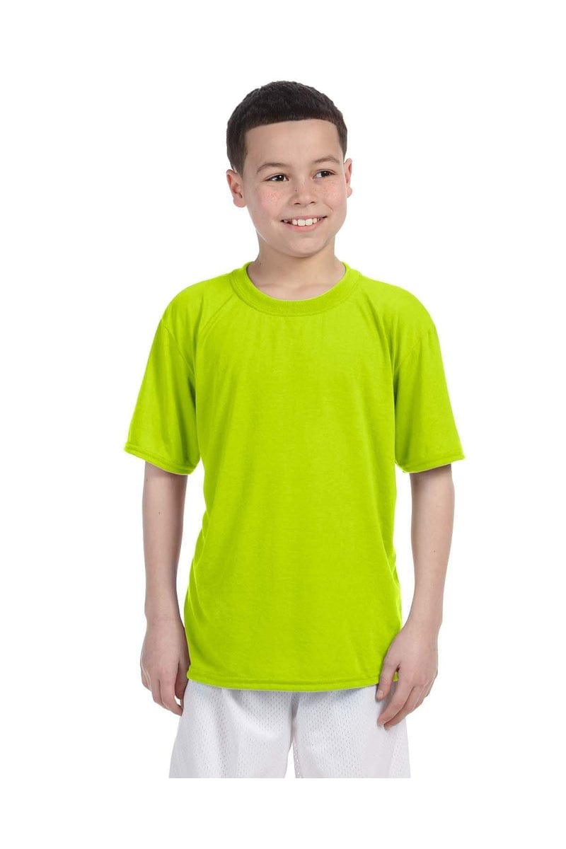Gildan T-Shirts XS / Safety Green Gildan G420B: Youth Performance T-Shirt