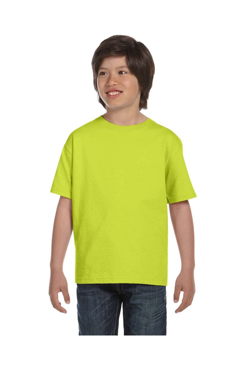 Gildan T-Shirts XS / Safety Green Gildan G800B: Youth 5.5 oz., 50/50 T-Shirt
