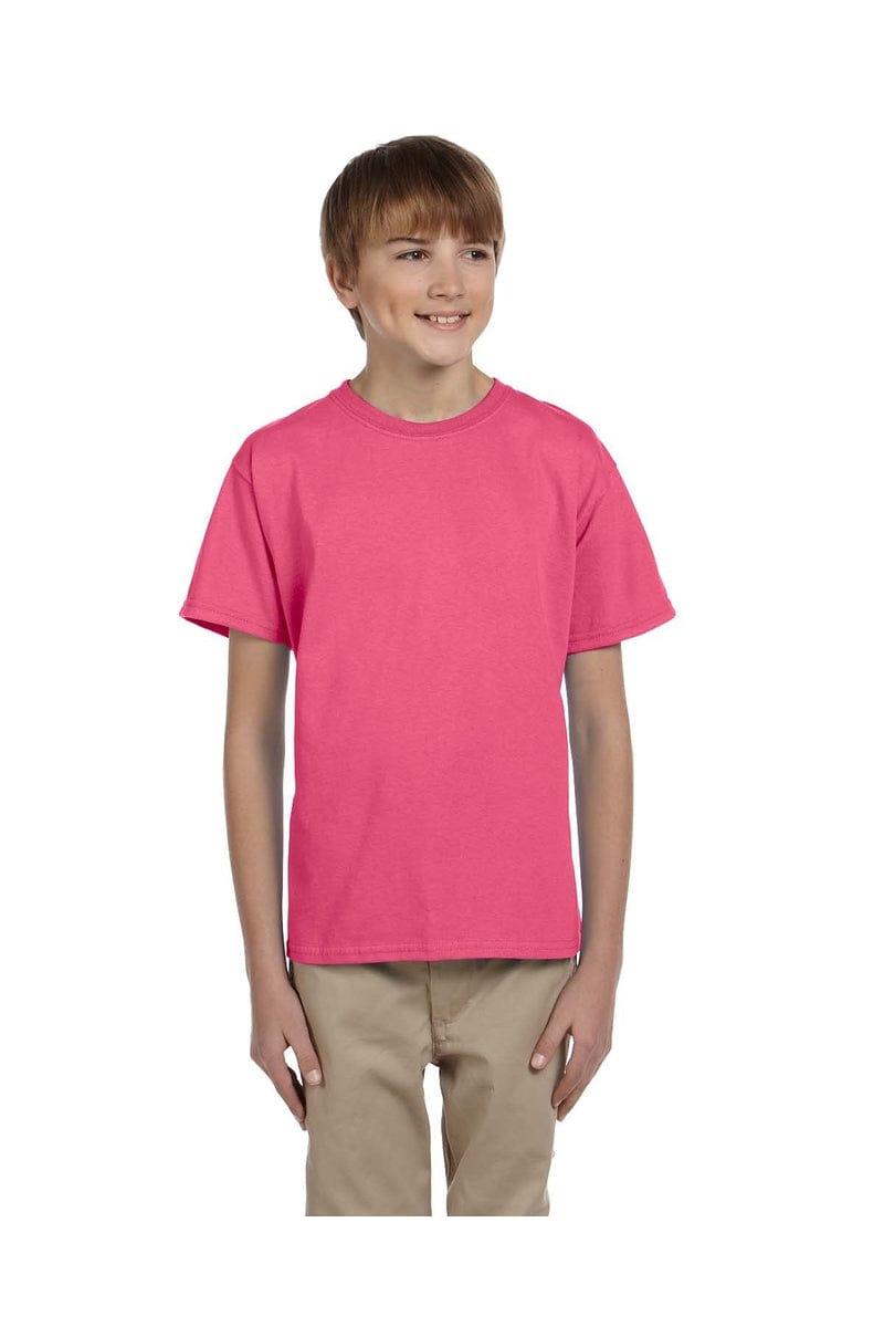 Gildan T-Shirts XS / Safety Pink Gildan G200B: Youth Ultra Cotton® 6 oz. T-Shirt