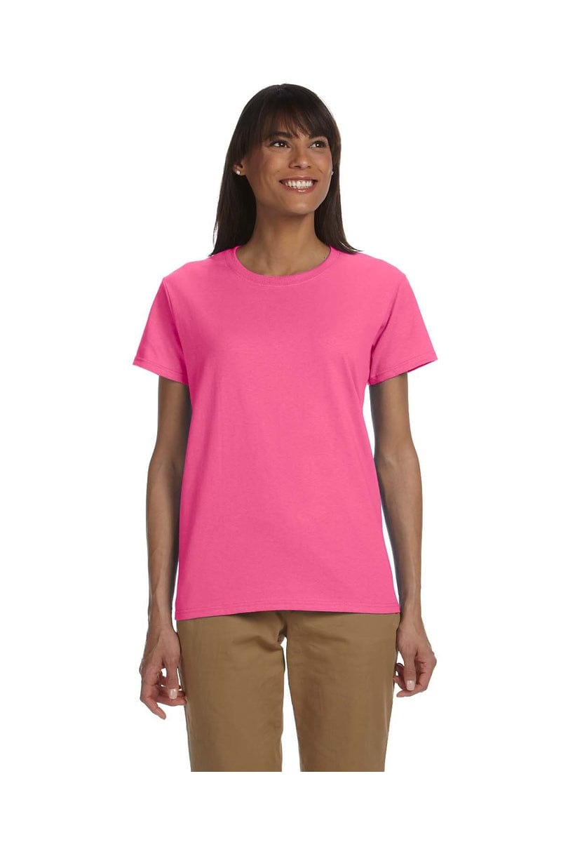 Gildan T-Shirts XS / Safety Pink Gildan G200L: Ladies' Ultra Cotton® 6 oz. T-Shirt
