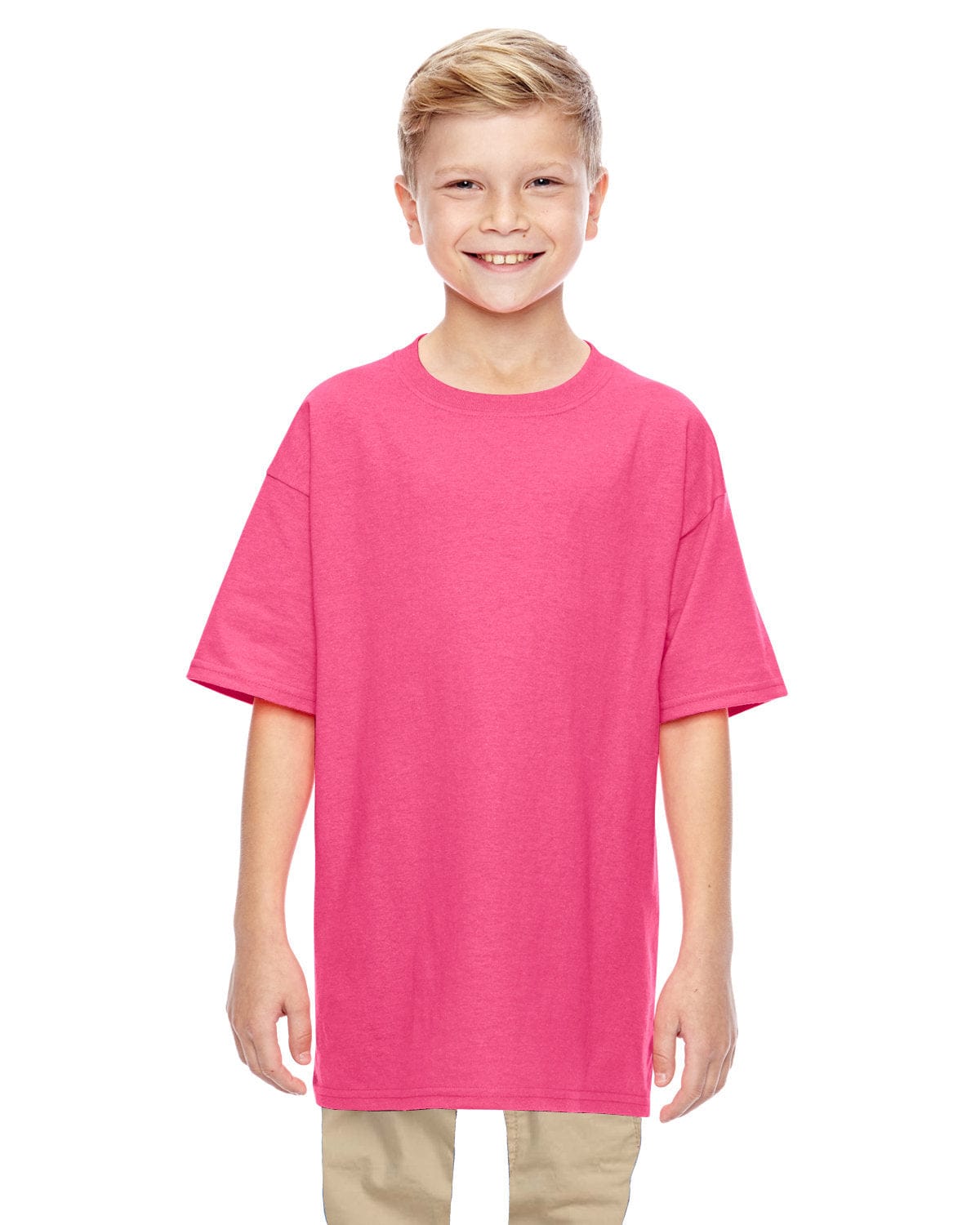 Gildan T-Shirts XS / Safety Pink Gildan G500B: Youth 5.3 oz. T-Shirt