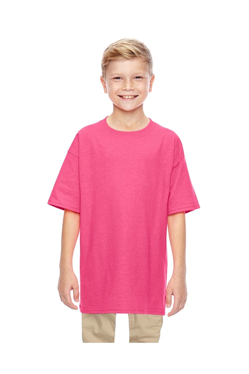 Gildan T-Shirts XS / Safety Pink Gildan G500B: Youth 5.3 oz. T-Shirt