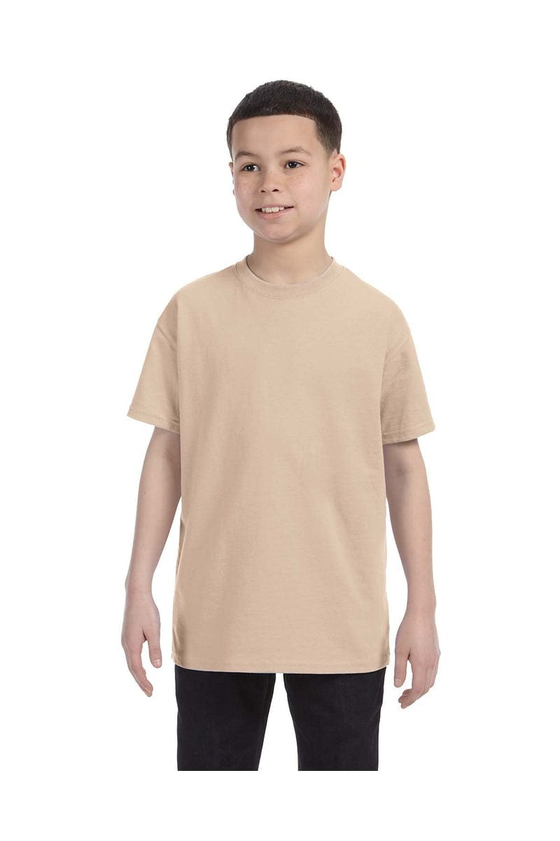 Gildan T-Shirts XS / Sand Gildan G500B: Youth 5.3 oz. T-Shirt