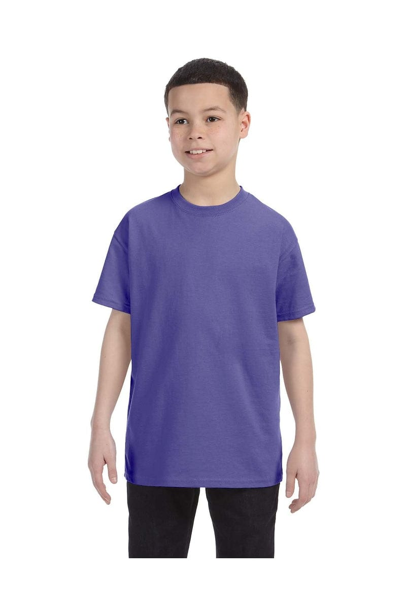 Gildan T-Shirts XS / Violet Gildan G500B: Youth 5.3 oz. T-Shirt
