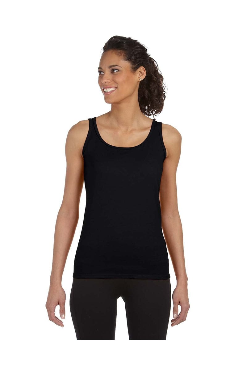 Gildan Tank Tops S / Black Gildan G642L: Softstyle Junior Fit Tank Top