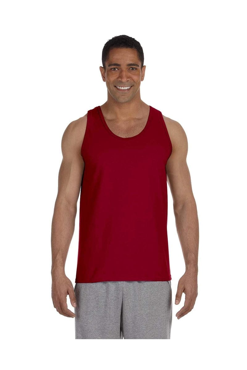 Gildan Tank Tops S / Cardinal Red Gildan G220: Ultra Cotton Tank Top