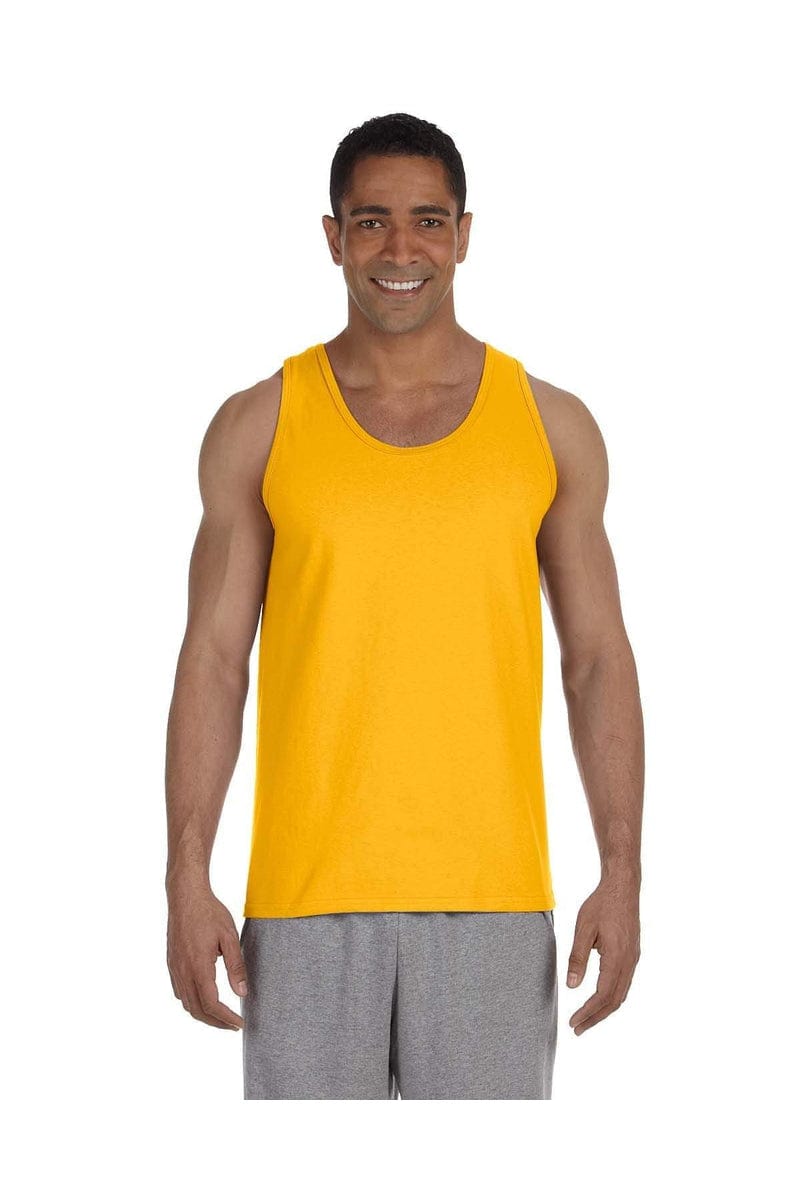 Gildan Tank Tops S / Gold Gildan G220: Ultra Cotton Tank Top