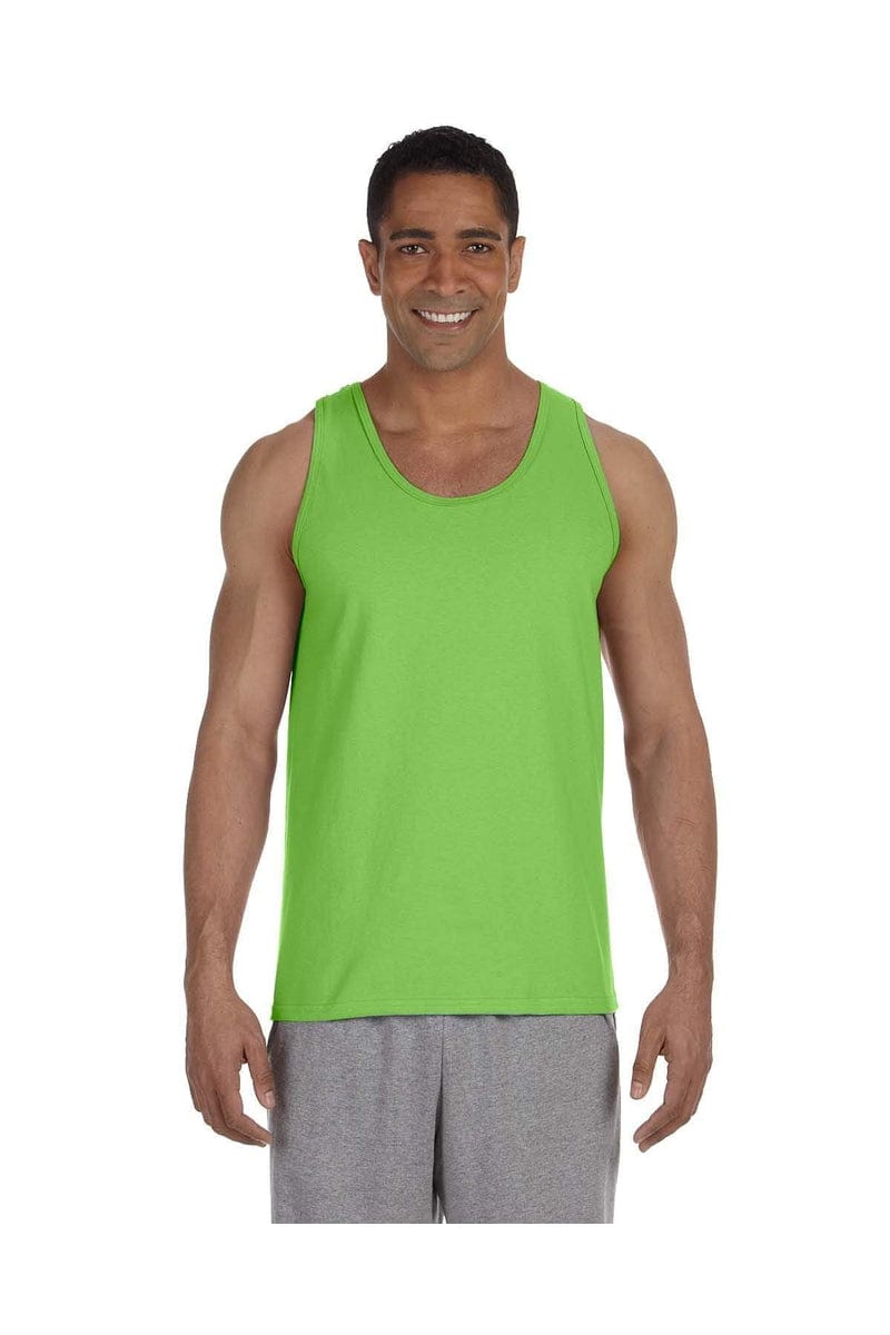 Gildan Tank Tops S / Lime Gildan G220: Ultra Cotton Tank Top