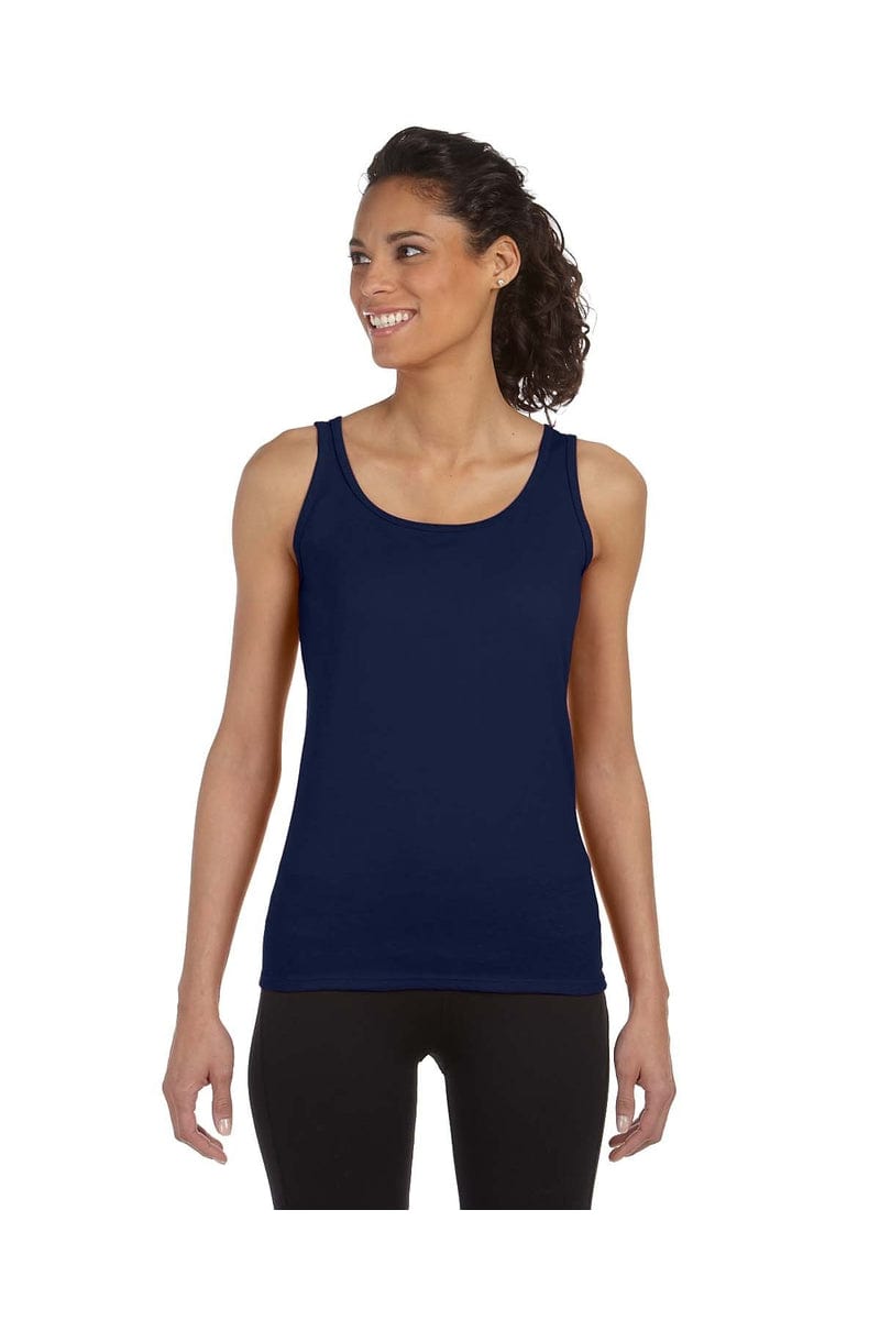 Gildan Tank Tops S / Navy Gildan G642L: Softstyle Junior Fit Tank Top