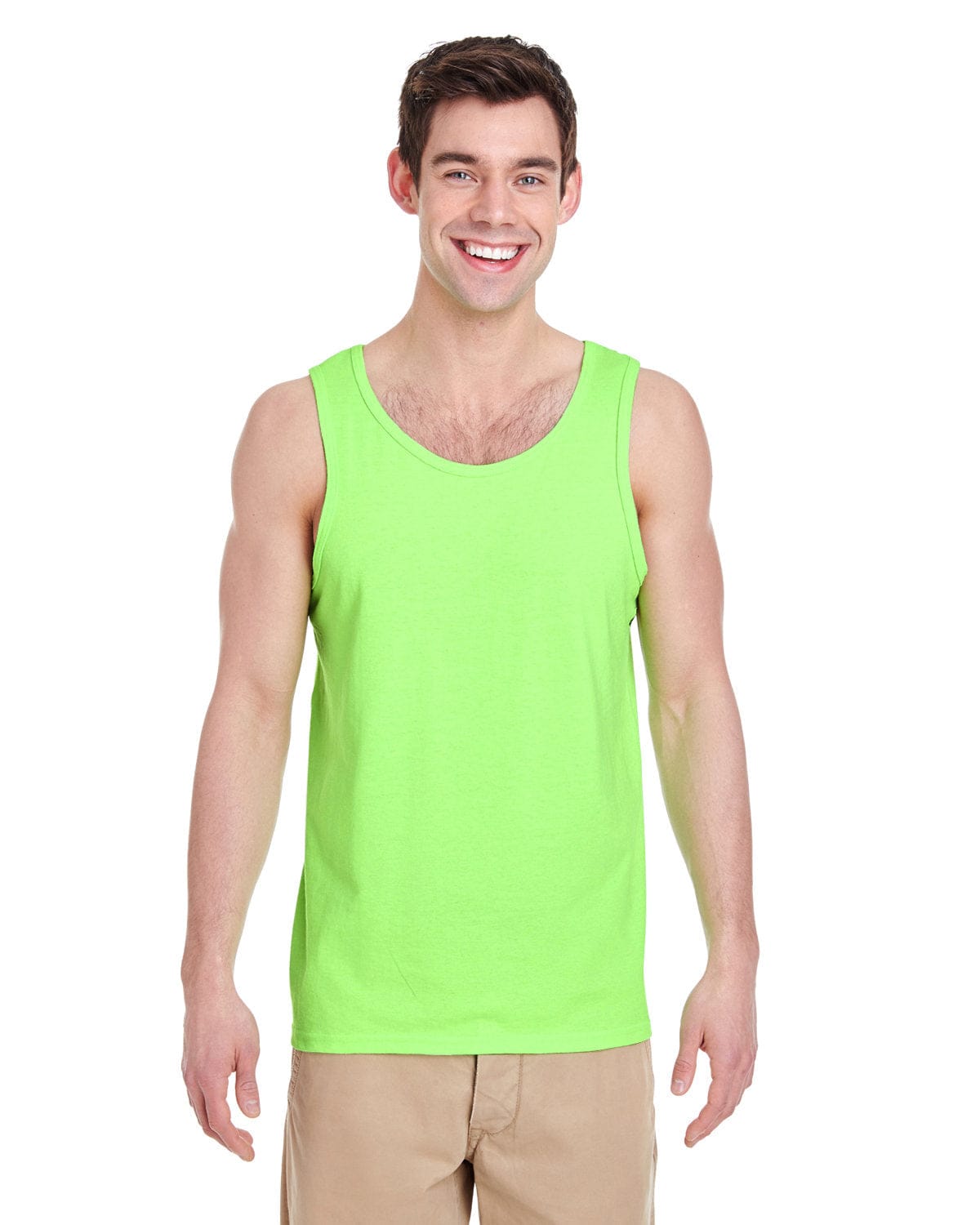 Gildan Tank Tops S / Neon Green Gildan Heavy Cotton: G520
