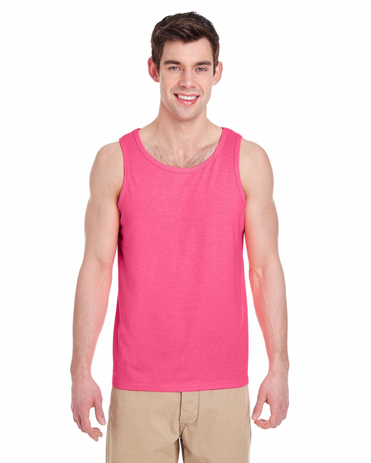 Gildan Tank Tops S / Safety Pink Gildan Heavy Cotton: G520