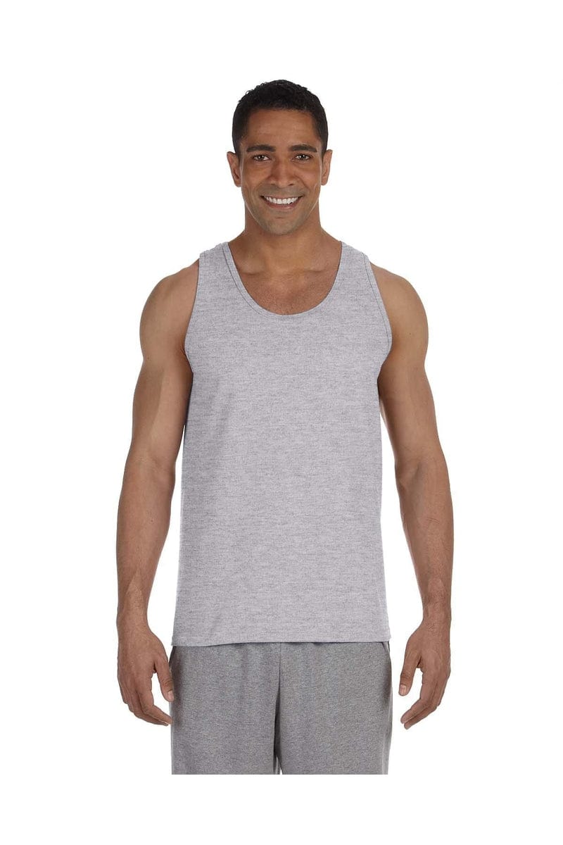 Gildan Tank Tops S / Sport Grey Gildan G220: Ultra Cotton Tank Top