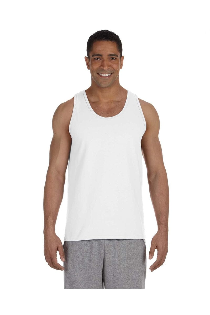 Gildan Tank Tops S / White Gildan G220: Ultra Cotton Tank Top