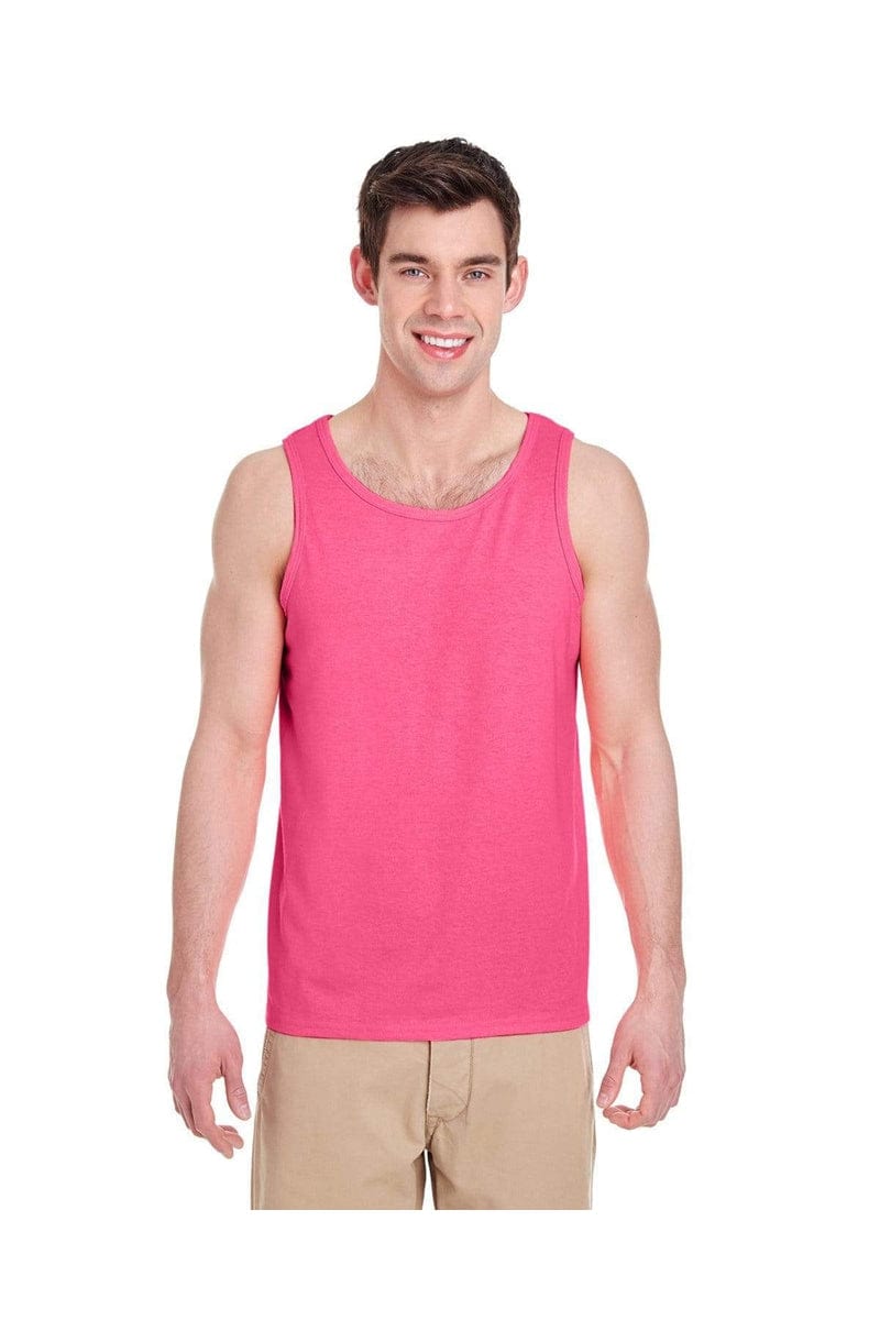 Gildan Tank Tops XS / Safety Pink Gildan Heavy Cotton: G520