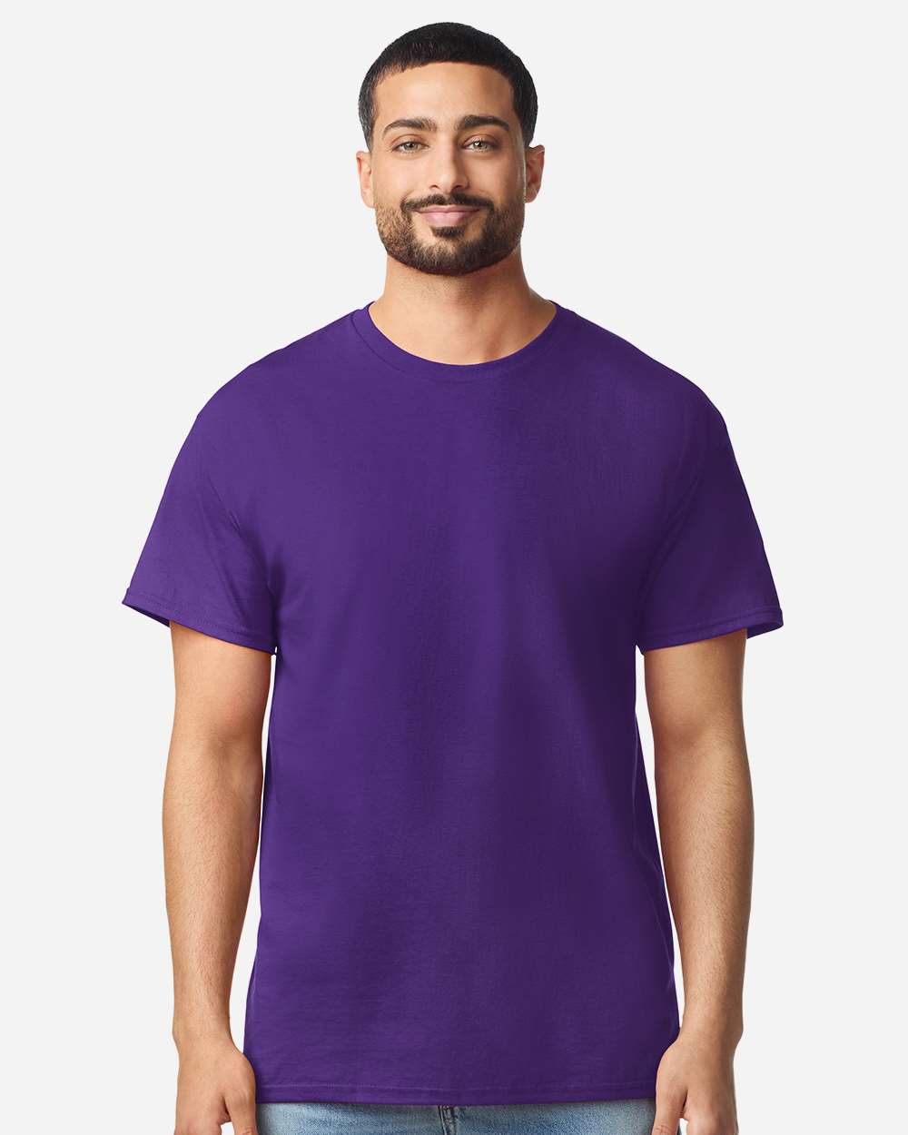Gildan XS / Purple Gildan 3000 Unisex Light Cotton T-Shirt