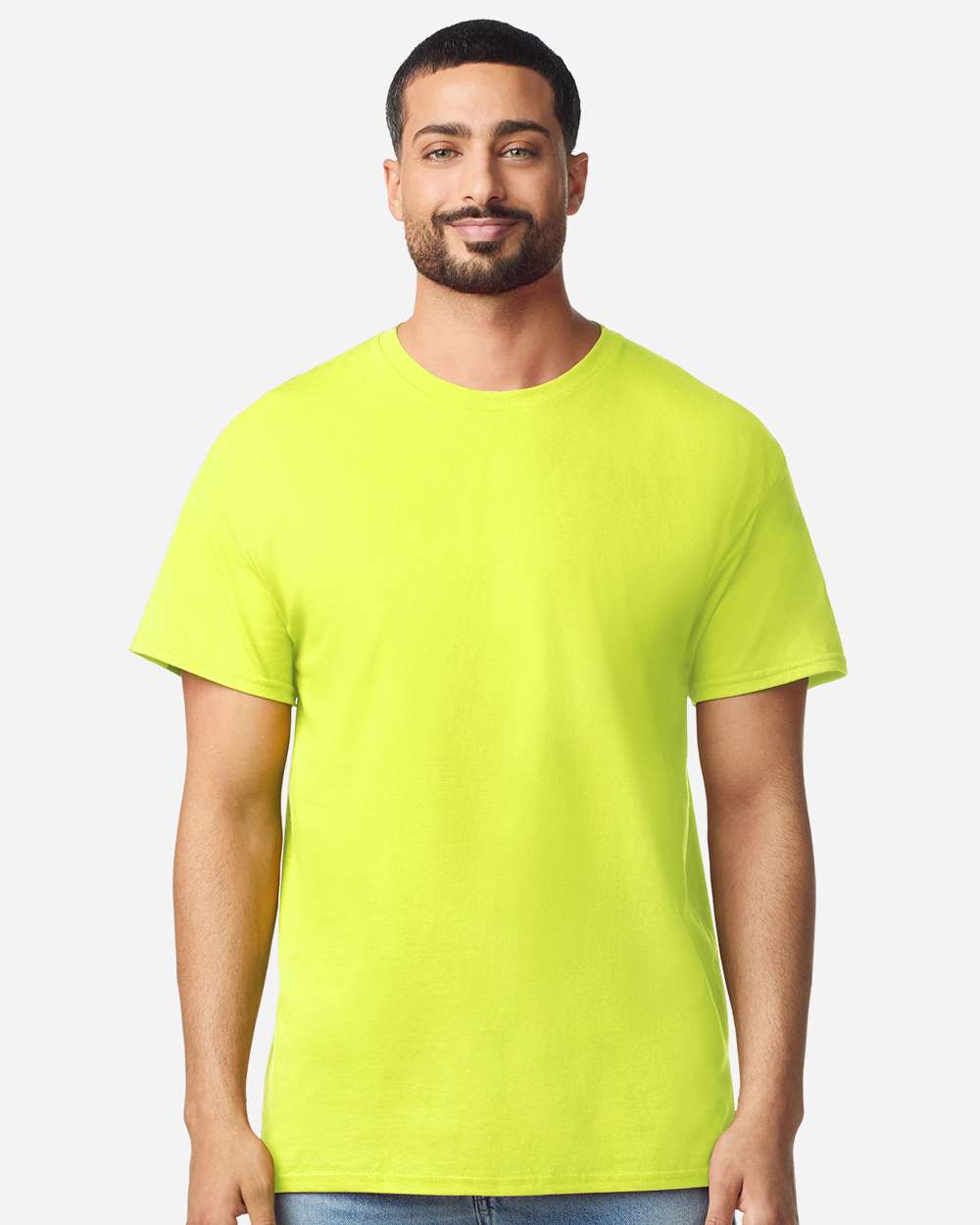 Gildan XS / Safety Green Gildan 3000 Unisex Light Cotton T-Shirt