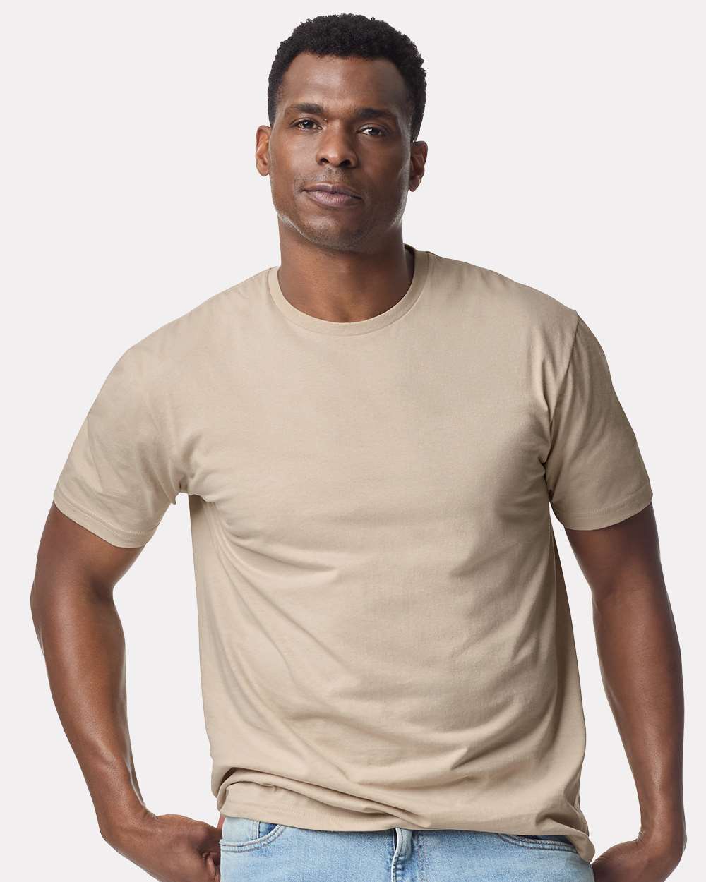 Gildan XS / Sand Gildan 3000 Unisex Light Cotton T-Shirt