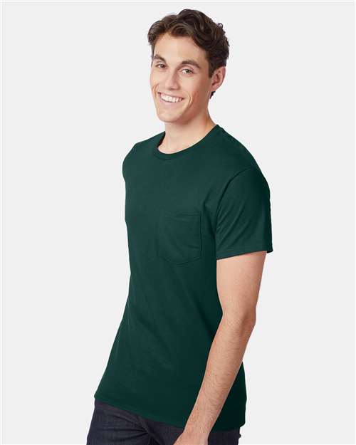 Hanes 152 Hanes 5590: Men's Authentic Pocket T-Shirt