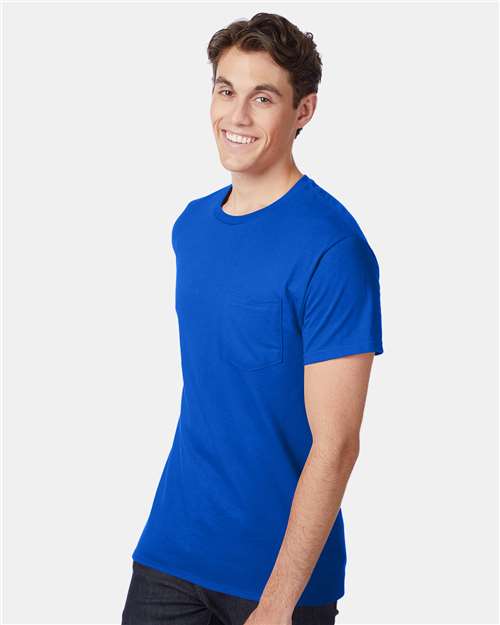 Hanes 152 Hanes 5590: Men's Authentic Pocket T-Shirt
