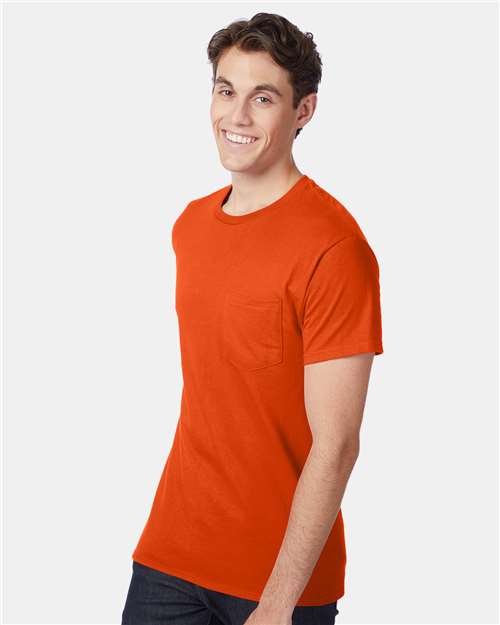 Hanes 152 Hanes 5590: Men's Authentic Pocket T-Shirt