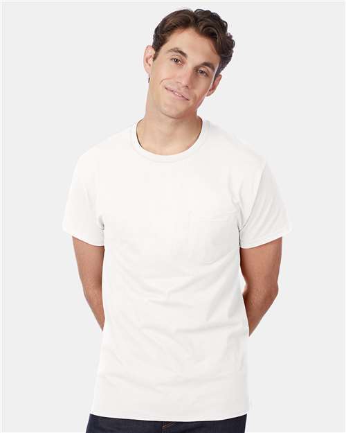 Hanes 152 Hanes 5590: Men's Authentic Pocket T-Shirt