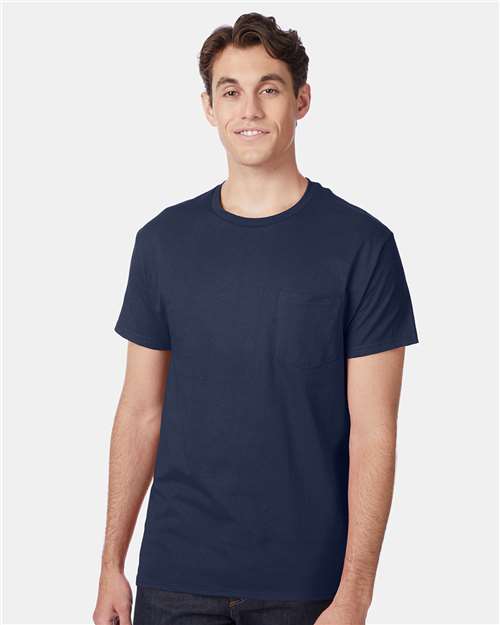 Hanes 152 Hanes 5590: Men's Authentic Pocket T-Shirt