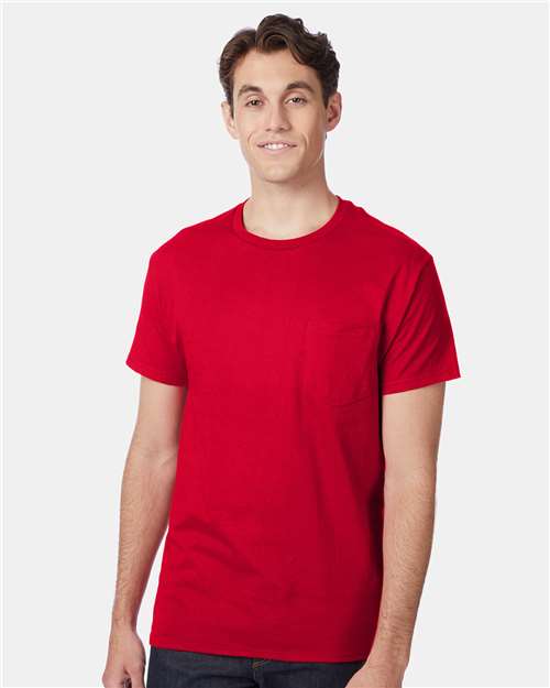 Hanes 152 Hanes 5590: Men's Authentic Pocket T-Shirt
