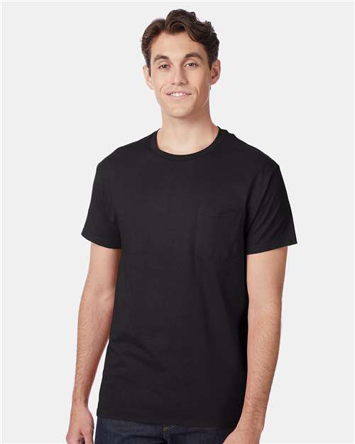 Hanes 152 Hanes 5590: Men's Authentic Pocket T-Shirt