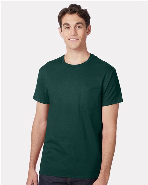 Hanes 152 Hanes 5590: Men's Authentic Pocket T-Shirt
