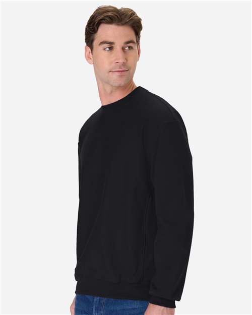Hanes 16218 S / Black Hanes OG600: Unisex Beefy® Sweats Premium Heavyweight Crewneck Sweatshirt