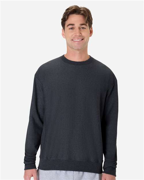 Hanes 16218 S / Charcoal Heather Hanes OG600: Unisex Beefy® Sweats Premium Heavyweight Crewneck Sweatshirt