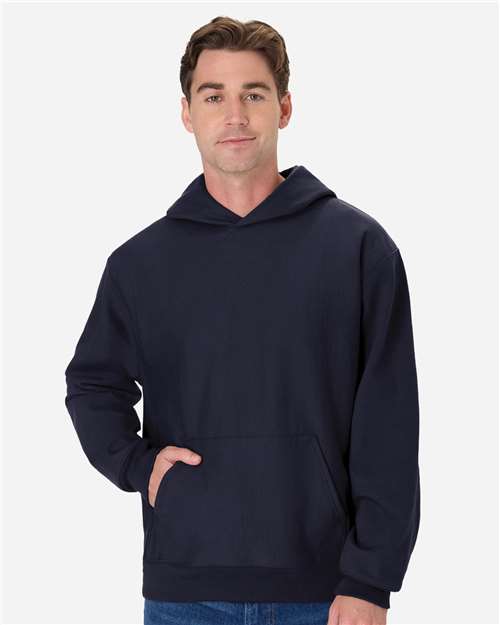 Hanes 16224 S / Athletic Navy Hanes OG700: Unisex Premium Heavyweight Hooded Sweatshirt