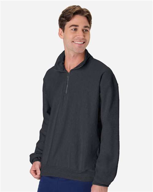 Hanes 16228 Hanes OG900: Men's Premium Heavyweight Quarter-Zip Sweatshirt