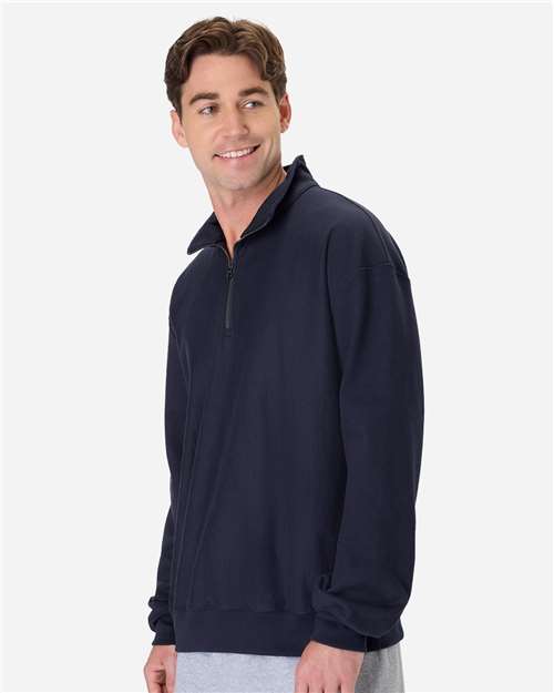 Hanes 16228 Hanes OG900: Men's Premium Heavyweight Quarter-Zip Sweatshirt