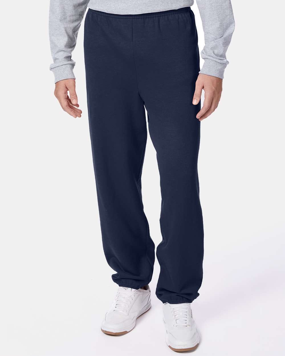 Hanes Bottoms S / Navy Hanes P650 Unisex EcoSmart® Sweatpants