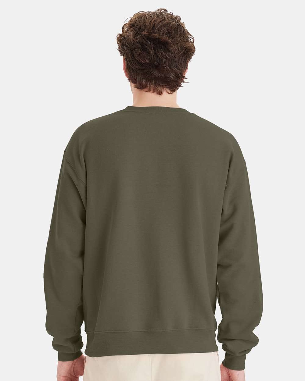 Hanes Fleece - Core - Crew Hanes P160 Unisex EcoSmart® Crewneck Sweatshirt